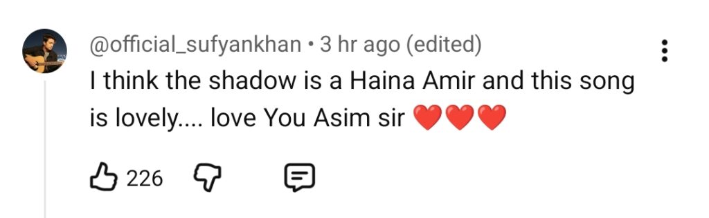 عاصم اظہر کے گانے میں ہانیہ عامر کی موجودگی نے آن لائن بحث چھیڑ دی۔