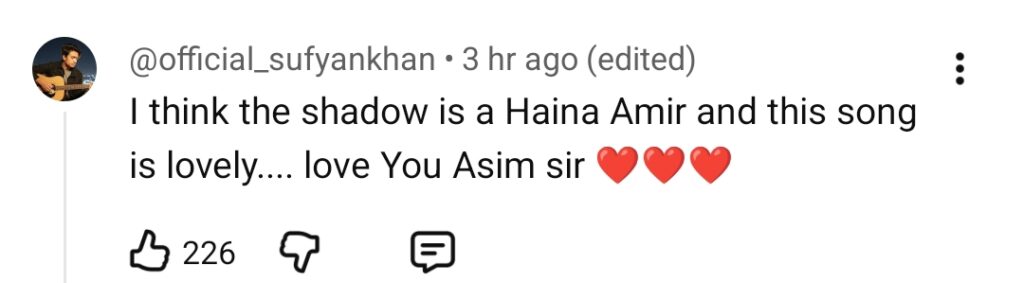 عاصم اظہر کے گانے میں ہانیہ عامر کی موجودگی نے آن لائن بحث چھیڑ دی۔