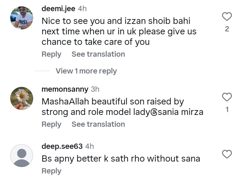 شعیب ملک کی بیٹے کے ساتھ تازہ ترین ویڈیو عوام کی توجہ حاصل کر رہی ہے۔ شعیب ملک کی بیٹے کے ساتھ تازہ ترین ویڈیو عوام کی توجہ حاصل کر رہی ہے۔