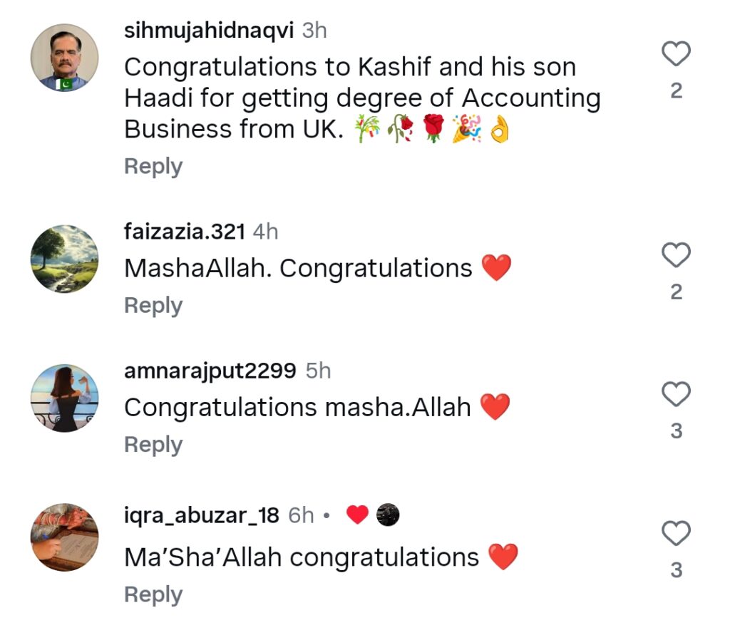 بیٹے کے گریجویشن پر کاشف محمود کا دل دہلا دینے والا نوٹ